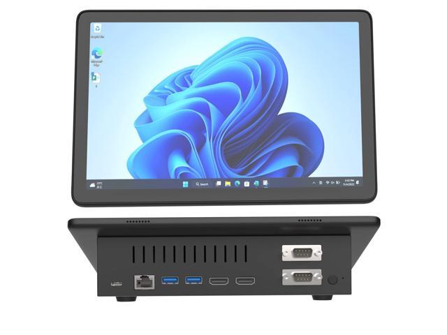 HIGOLEPC Mini PC,10.1 Inch Touchscreen Mini Computer Windows 11 Pro Mini Desk PC with Battery,Intel Celeron J4125 8GB RAM/128GB ROM,Dual R232...