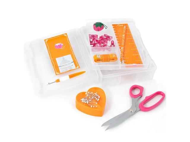 Orange Essential Sewing Box Kit