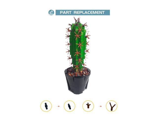 ZITIANYOUBUILD The Largest Cactus Carnegiea Gigantea Model Desk Accessory 740 Pieces MOC