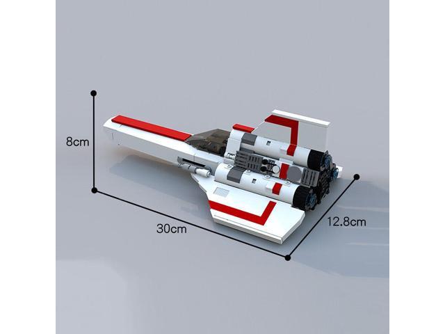 ZITIANYOUBUILD Colonial Viper MK1 Model 576 Pieces White-Red Version from TV Show MOC