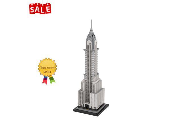 ZITIANYOUBUILD Modular Chrysler Building Model Skyscraper 810 Pieces Building Kit MOC