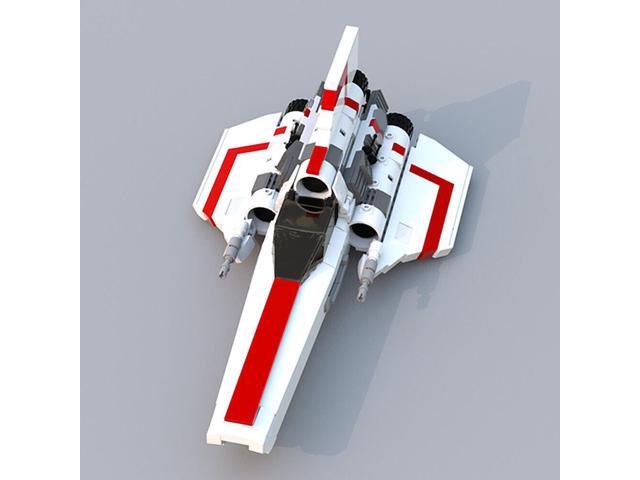 ZITIANYOUBUILD Colonial Viper MK1 Model 576 Pieces White-Red Version from TV Show MOC