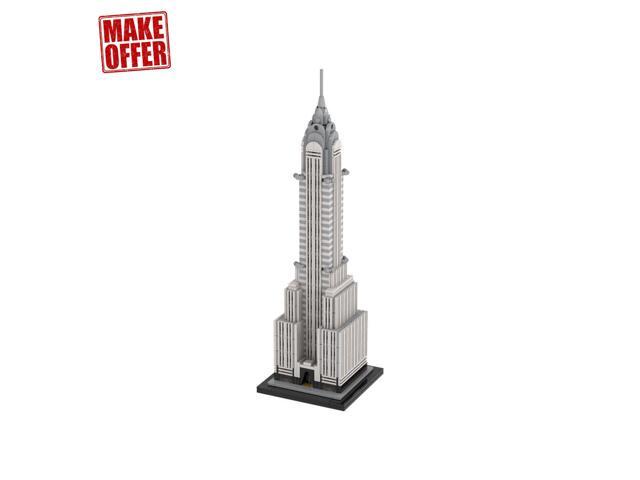 ZITIANYOUBUILD Modular Chrysler Building Model Skyscraper 810 Pieces Building Kit MOC