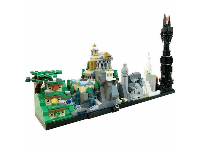 ZITIANYOUBUILD Skyline Architecture Model about Ring 730 Pieces Building Toys Set MOC