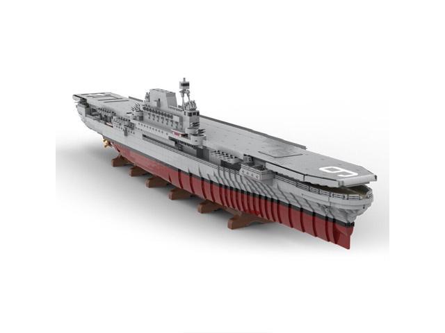 ZITIANYOUBUILD CV-6 Aircraft Carrier Second Yorktown-class Ship 9804 Pieces MOC