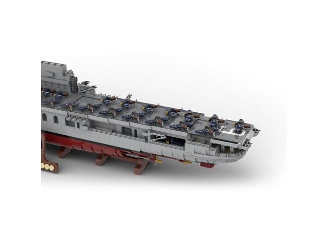 ZITIANYOUBUILD CV-6 Aircraft Carrier Second Yorktown-class Ship 9804 Pieces MOC