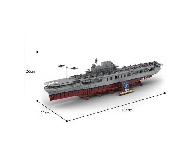 ZITIANYOUBUILD CV-6 Aircraft Carrier Second Yorktown-class Ship 9804 Pieces MOC