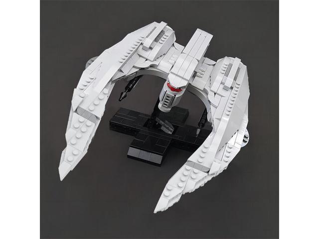 ZITIANYOUBUILD Cylon Raider MK II Fighter 670 Pieces with Stand Building Toys MOC