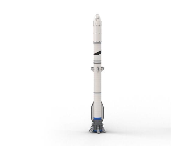 ZITIANYOUBUILD Two-section Orbital Launch Vehicle Model 1:110 Saturn V 1575 Pieces MOC