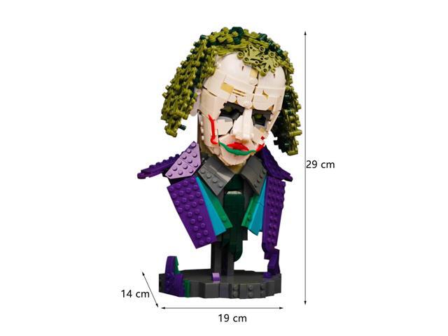 ZITIANYOUBUILD Joker Bust Model 1090 Pieces Building Kit from Film Building Toys Set MOC