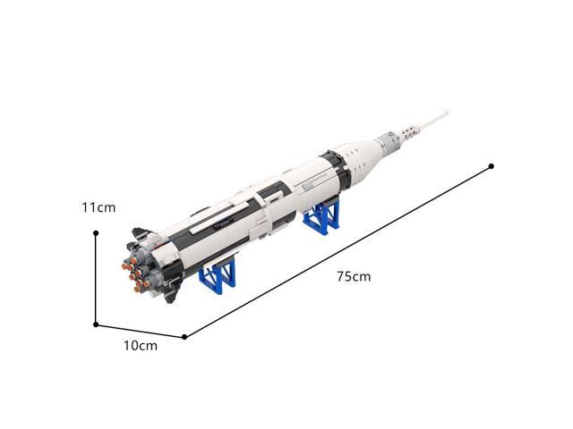 ZITIANYOUBUILD Saturn IB Manned Launch Vehicle 891 Piece for 21309 Alternative MOC