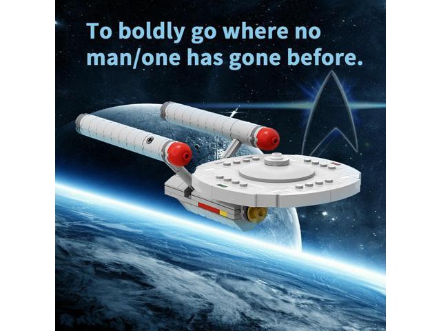 ZITIANYOUBUILD Ship with Stand 200 Pieces from the Eponymous 1960s Television Series MOC