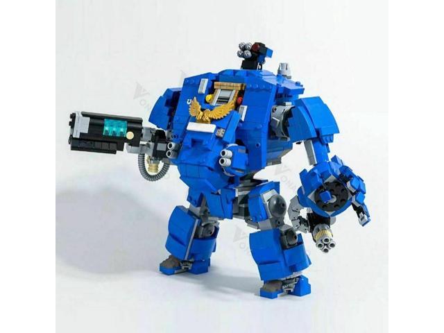 ZITIANYOUBUILD Ultramarine Primaris Redemptor Dreadnought Set 1252 Pieces MOC