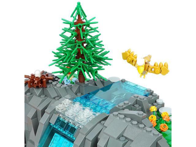 ZITIANYOUBUILD The Working Waterfall Sculpture Model 2424 Pieces Building Kit MOC