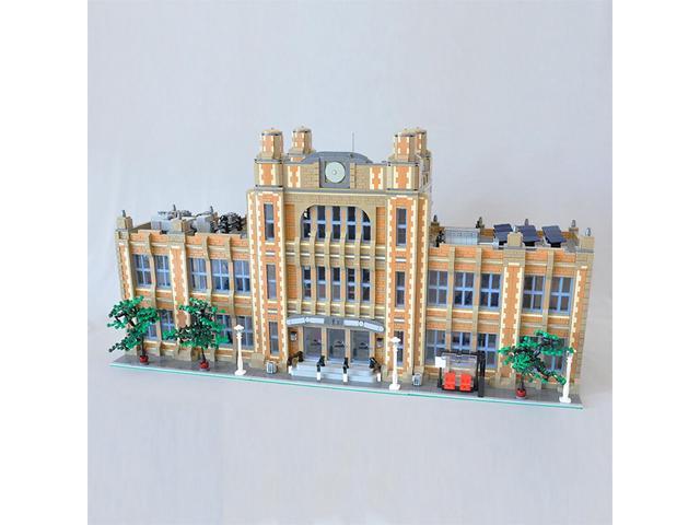 ZITIANYOUBUILD Modular School Architecture with Detailed Interior 14412 Pieces MOC
