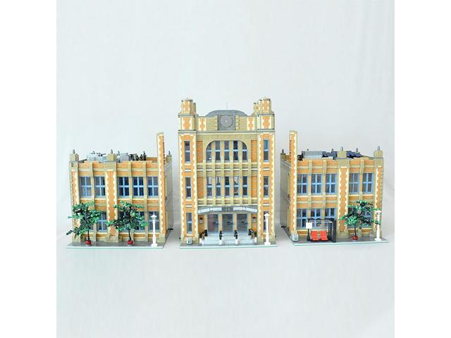 ZITIANYOUBUILD Modular School Architecture with Detailed Interior 14412 Pieces MOC