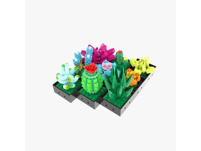 ZITIANYOUBUILD 10-in-1 Succulent Plant Bonsai Model Building Toys Set 682 Pieces 100% Compatible with LEGO Brand New and High Quality