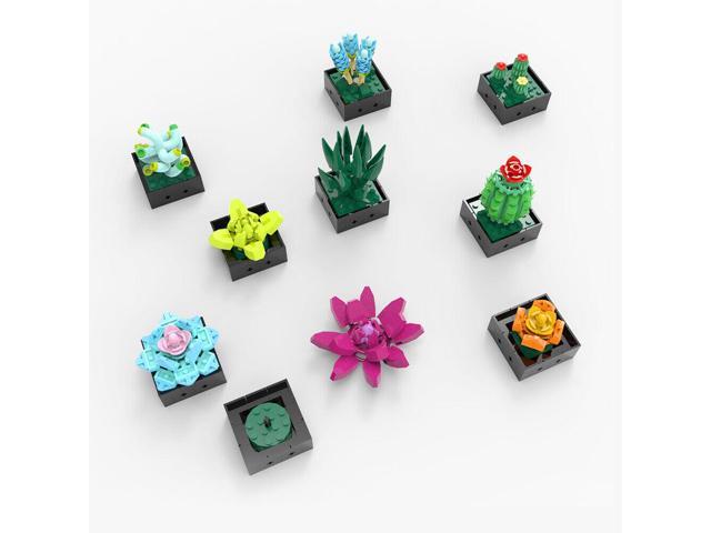 ZITIANYOUBUILD 10-in-1 Succulent Plant Bonsai Model Building Toys Set 682 Pieces 100% Compatible with LEGO Brand New and High Quality
