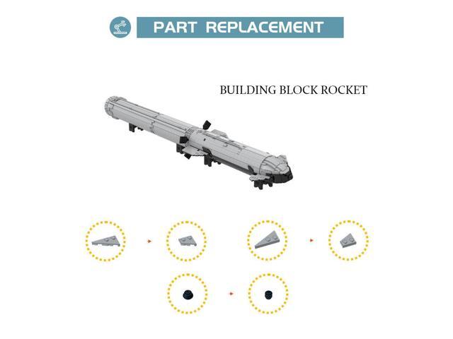 ZITIANYOUBUILD Saturn V scale Ship & Super Heavy Rocket Building Kit 3135 Pieces MOC