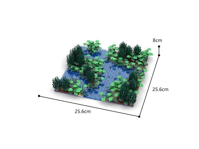 ZITIANYOUBUILD Little Water Landscape Model fit for Forest and City 536 Pieces MOC