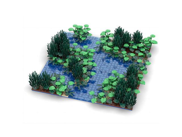 ZITIANYOUBUILD Little Water Landscape Model fit for Forest and City 536 Pieces MOC