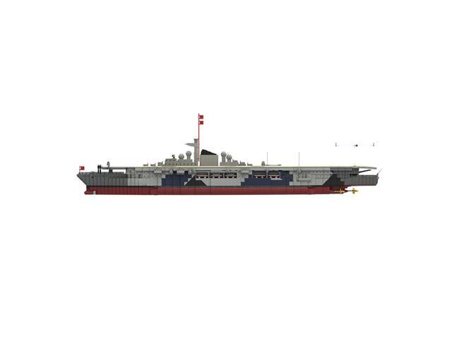 ZITIANYOUBUILD Fleet Aircraft Carrier Graf Zeppelin with Power Functions 8041 Pieces MOC