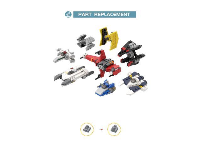 ZITIANYOUBUILD 8-in-1 Rebels Ships Micro Scenes Model from Movie 368 Pieces MOC
