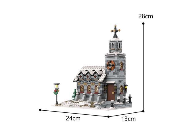 ZITIANYOUBUILD MOC-58208 Little Winter Church Model 1077 Pieces for Winter Village MOC