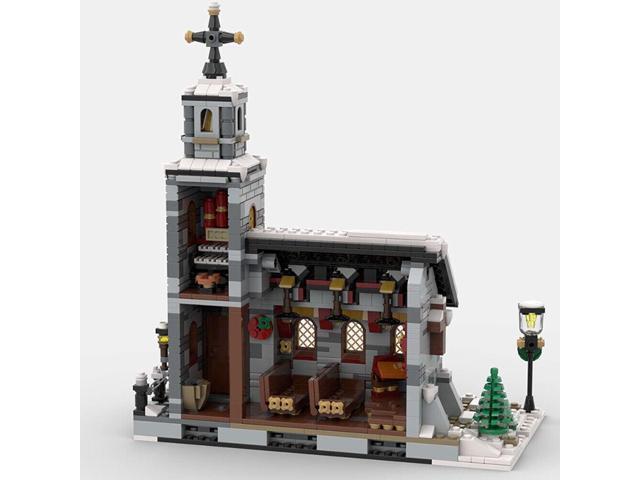 ZITIANYOUBUILD MOC-58208 Little Winter Church Model 1077 Pieces for Winter Village MOC