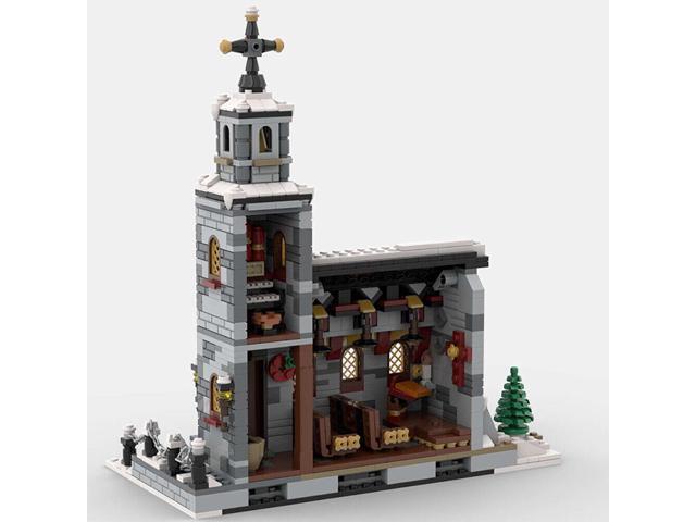 ZITIANYOUBUILD MOC-58208 Little Winter Church Model 1077 Pieces for Winter Village MOC
