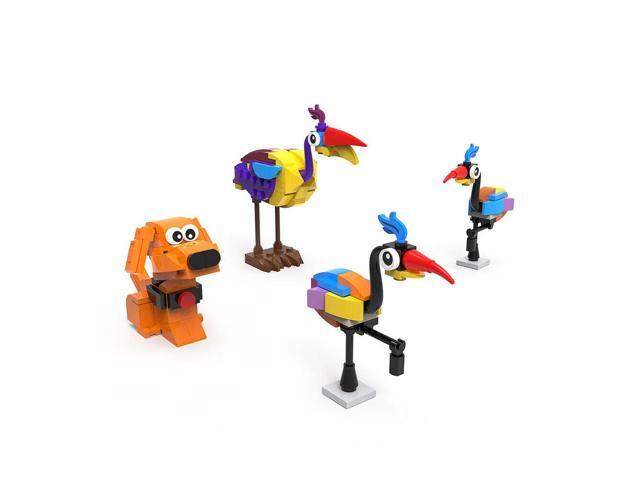 ZITIANYOUBUILD Up Comedy Animated Character 4-in-1 Colorful Giant Bird and Dog Model 214 Bricks 100% Compatible with LEGO Brand New and High Quality