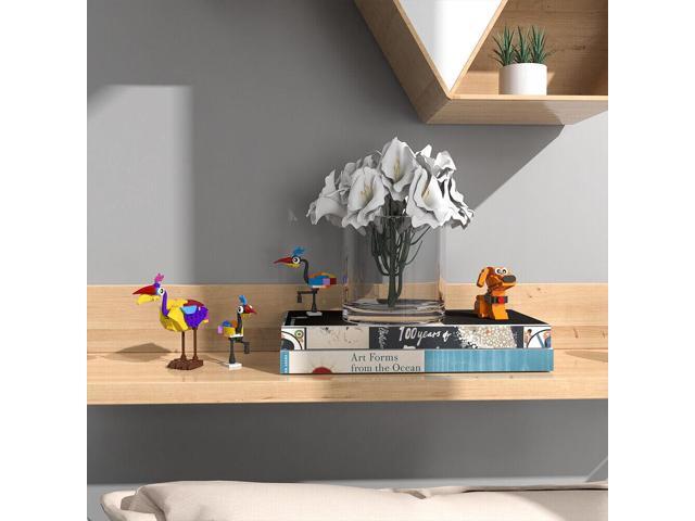 ZITIANYOUBUILD Up Comedy Animated Character 4-in-1 Colorful Giant Bird and Dog Model 214 Bricks 100% Compatible with LEGO Brand New and High Quality