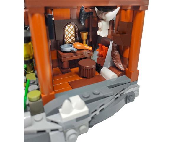 ZITIANYOUBUILD A Quiet and Peaceful Viking Farm Home House Hut 766 Pieces MOC