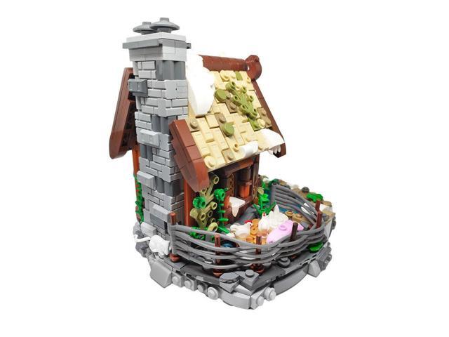 ZITIANYOUBUILD A Quiet and Peaceful Viking Farm Home House Hut 766 Pieces MOC