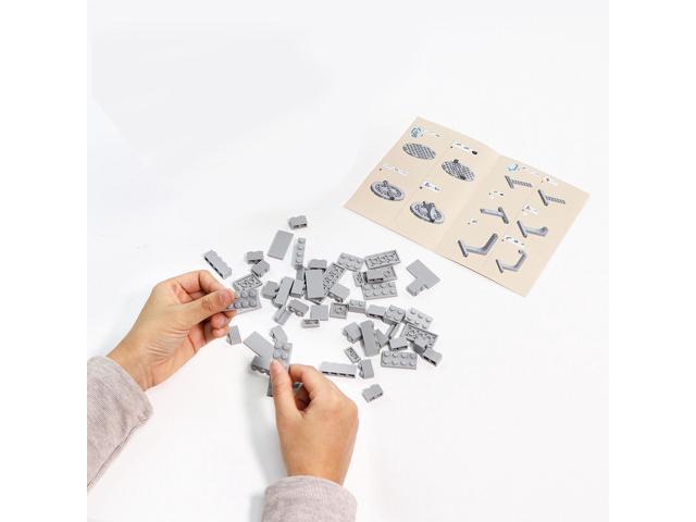 ZITIANYOUBUILD Small Tensional Integrity Sculpture Tensegrity Sculpture 56 Pieces MOC