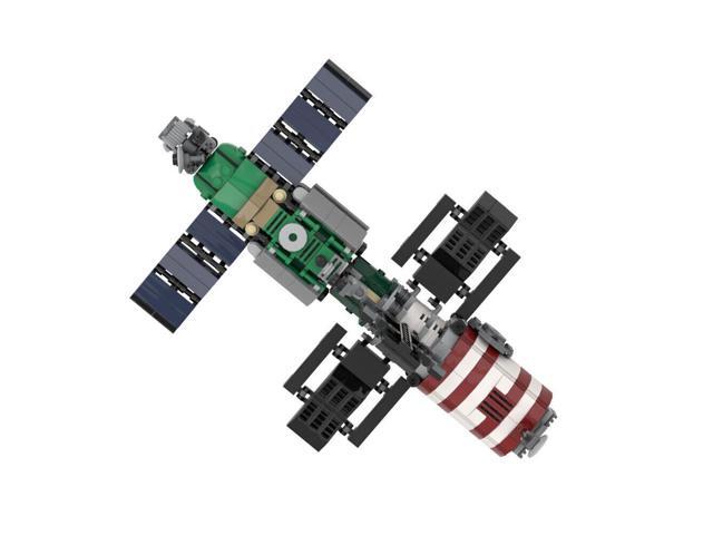 ZITIANYOUBUILD 1:110 Salyut 7 DOS-6 Space Station with Kosmos 1686 601 Pieces MOC