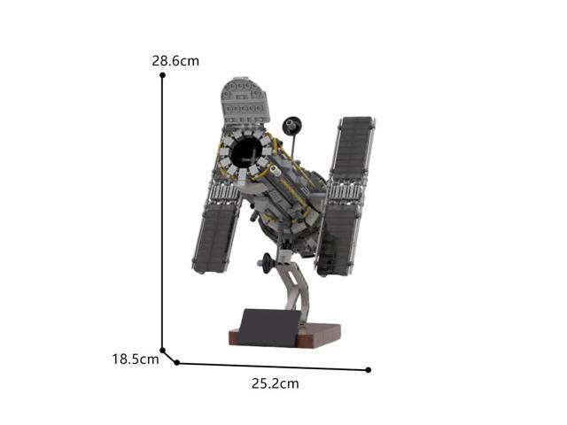 ZITIANYOUBUILD Space Telescope Model with Base 1130 Pieces for Research Astronomy MOC