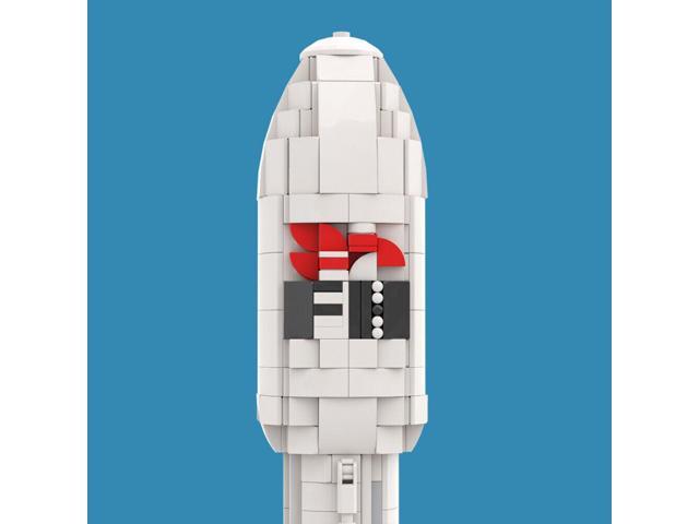ZITIANYOUBUILD 9-Type Super Heavy Launch Vehicle Model with Fairing 1797 Pieces MOC