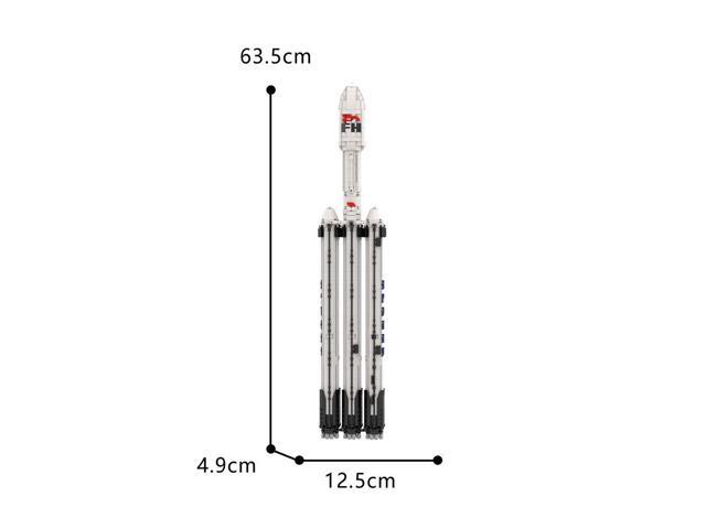 ZITIANYOUBUILD 9-Type Super Heavy Launch Vehicle Model with Fairing 1797 Pieces MOC