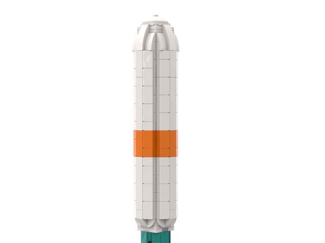 ZITIANYOUBUILD MOC-71855 NASA Delta III Rocket III Rocket Expendable Launch Vehicle 593 Pieces 1 110 Scale 100% Compatible with LEGO Brand New and...
