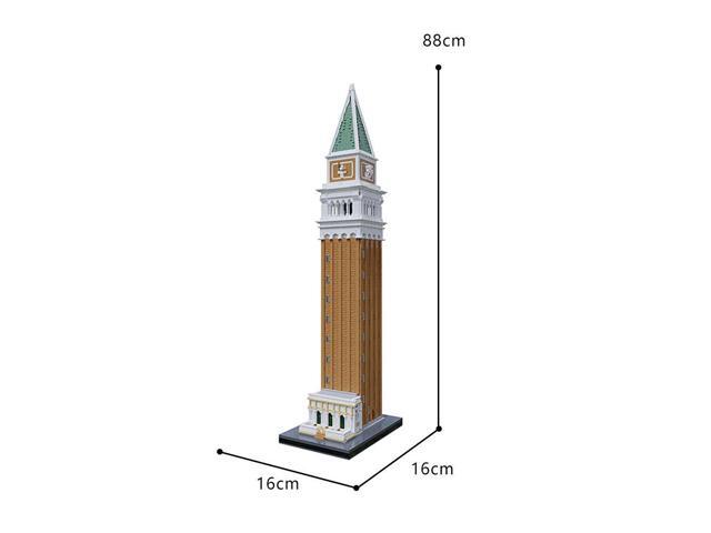 ZITIANYOUBUILD St Mark's Bell Tower Tallest Structure Modular Building 4184 Pieces MOC