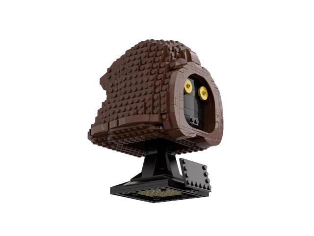 ZITIANYOUBUILD MOC-70376 Star War Jawa Bust Movie Character Waste Picker Humanoid Creature Bust Model 740 Parts Helmet Collection Style 100%...