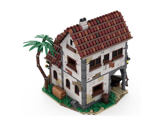 ZITIANYOUBUILD Hut Cottage by the Island Modular Building House 1332 Pieces MOC