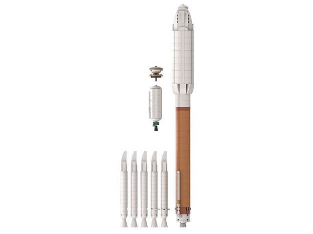 ZITIANYOUBUILD Ultimate Atlas V (Saturn V scale) Model 848 Pieces Building Toys Set MOC