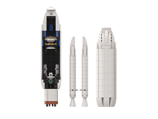 ZITIANYOUBUILD Ultimate Atlas V (Saturn V scale) Model 848 Pieces Building Toys Set MOC