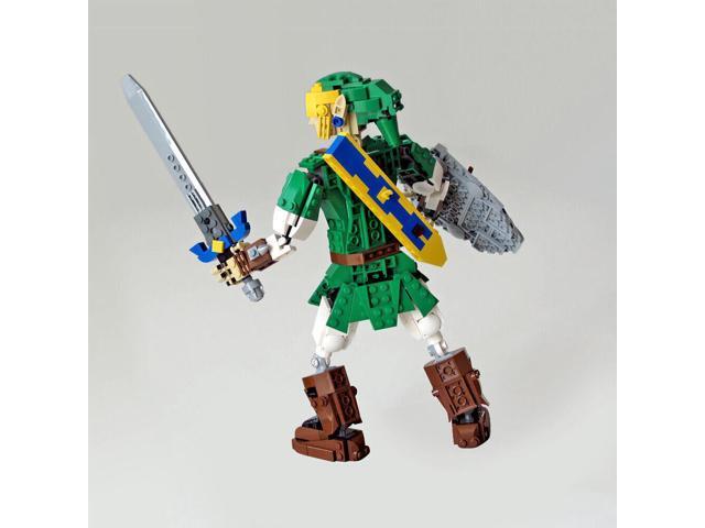 ZITIANYOUBUILD Game Player Character with Sword and Shield Buiding Toys 552 Pieces MOC