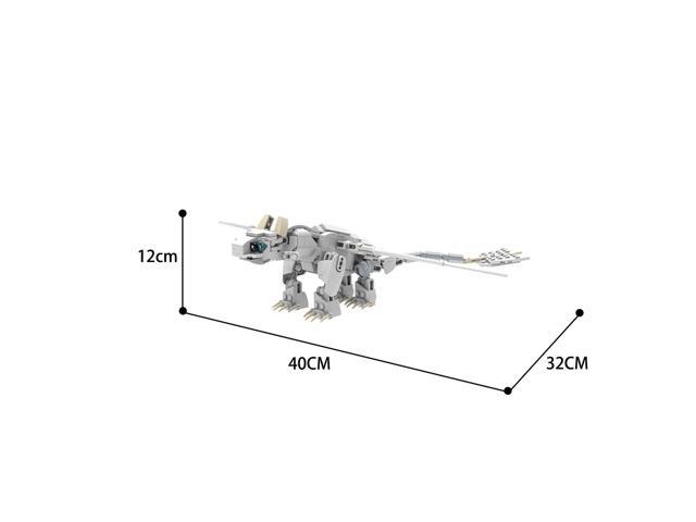 ZITIANYOUBUILD Light Fury White Dragon Toys Set 231 Pieces for Adults Building Toys MOC