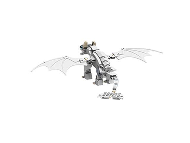 ZITIANYOUBUILD Light Fury White Dragon Toys Set 231 Pieces for Adults Building Toys MOC