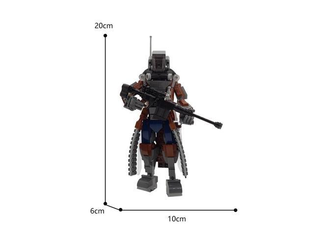ZITIANYOUBUILD Robot / Mech with Elite Riot Gear Model 320 Pieces Building Kit MOC