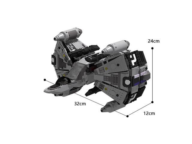ZITIANYOUBUILD Gunstar Attack Craft Fighter 1228 Pieces Building Toys Set MOC